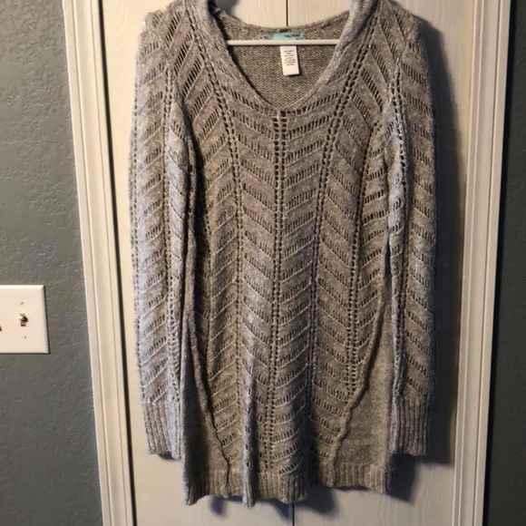 Maurices Sweaters - Hooded Tunic Sweater